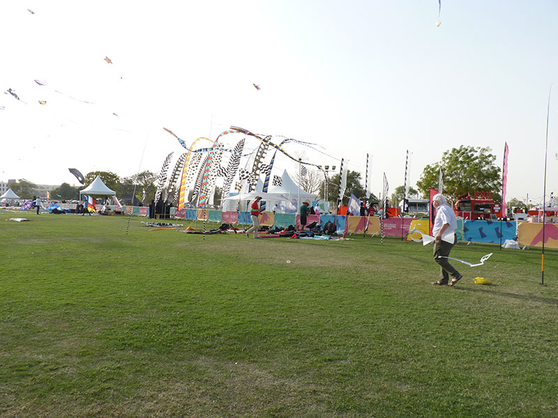 Drakfestival i Aspire Park
